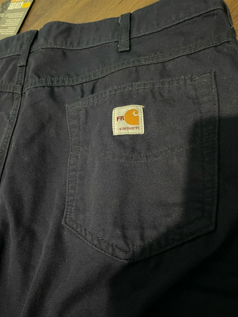 Carhartt Mens NWT Navy Flame Resistant Cat 2 Canvas Work Pants Lot( x2) 38 X 32 - Picture 13 of 15